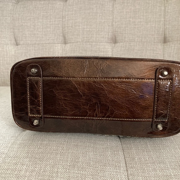 Maddi Claire Top Grain Leather Studded Bag - Picture 9 of 13